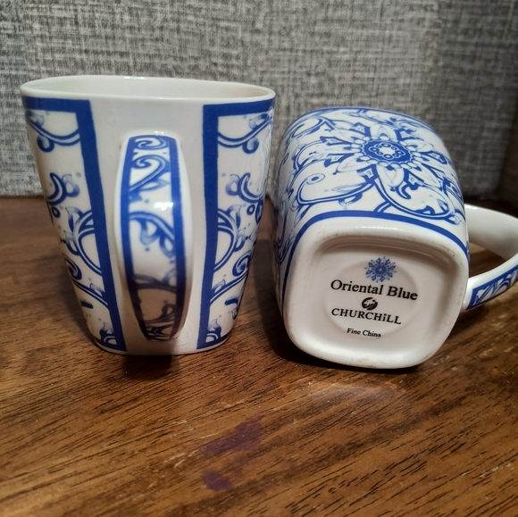 Oriental Blue Churchill Mug Set - Picture 4 of 4